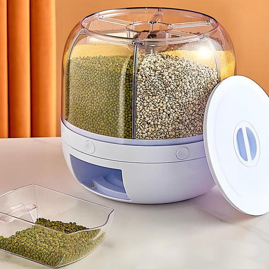 Dispensador Organizador 360° –  MultiGrãos Pro